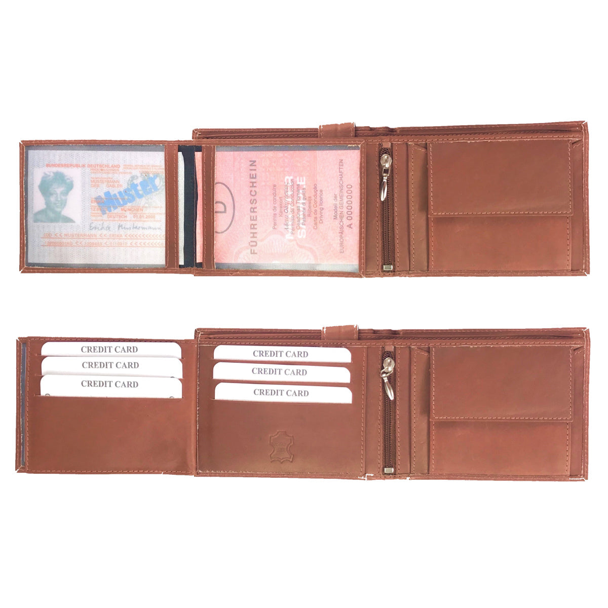 Rindsleder Herren Geldbörse (01)