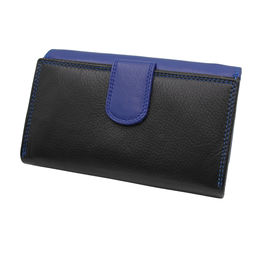Nappa-Leder Bicolor Geldbörse Damen (210)