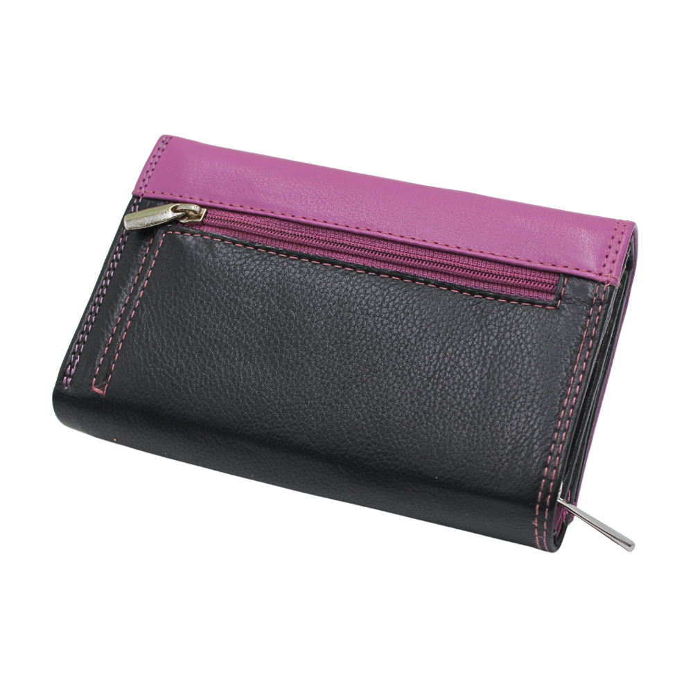 Nappa-Leder Bicolor Damen Geldbörse (215)