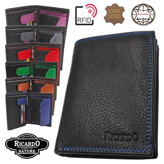 Nappa-Leder Bicolor Herren Geldbörse (288)