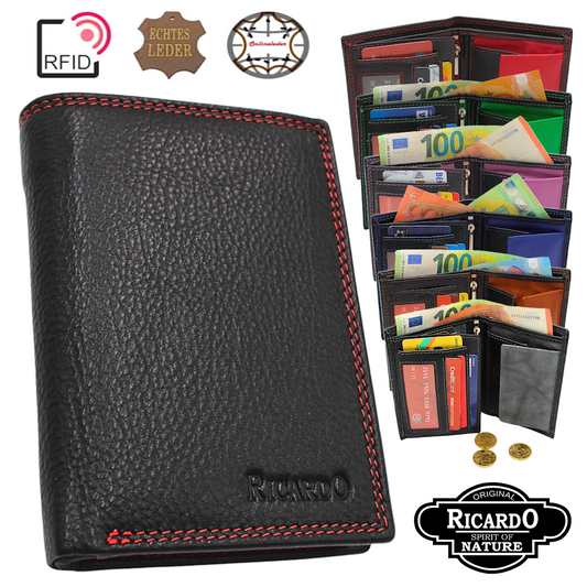 Nappa-Leder Bicolor Geldbörse Herren (290)