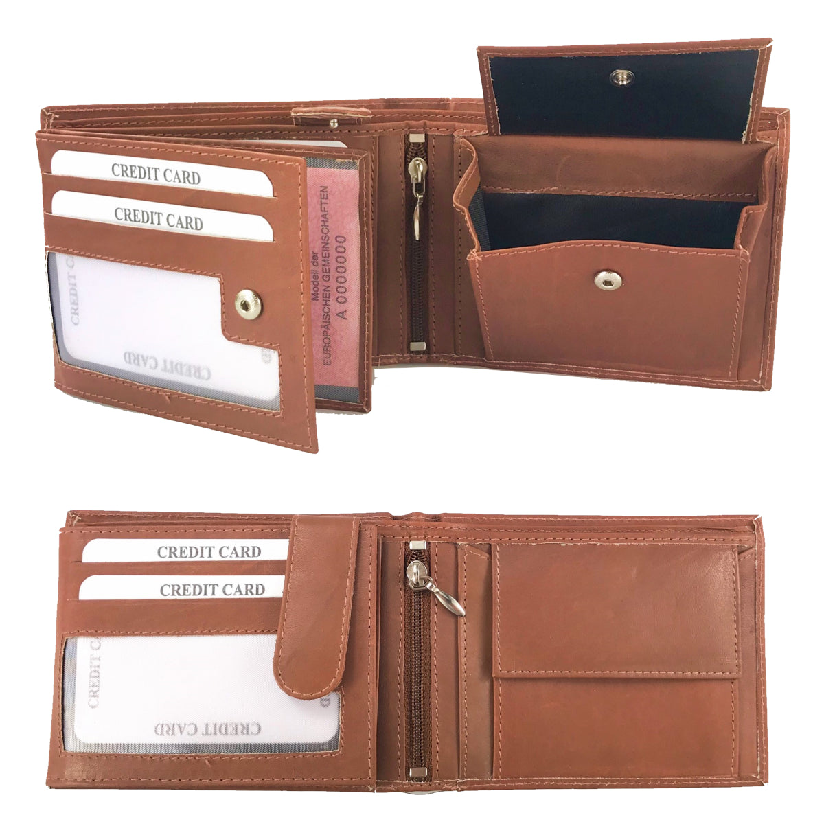 Rindsleder Herren Geldbörse (01)