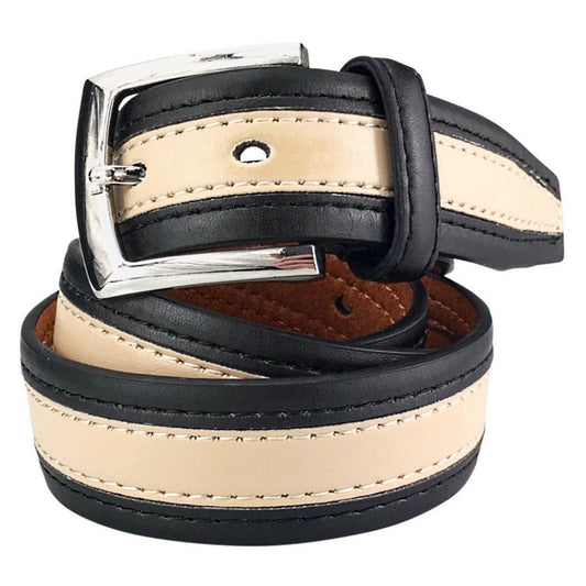 Fashiongürtel Herren (LB-12 black/white)