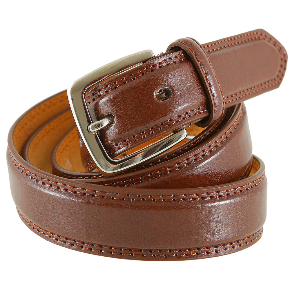 Fashiongürtel Herren (LB-15 brown) bis zu 160cm