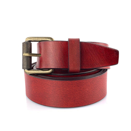 Büffelleder Gürtel (BWC2854 cherry-red)