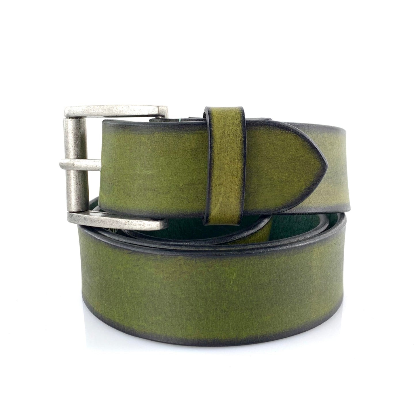Büffelleder Gürtel (BWC2851 olive-green)