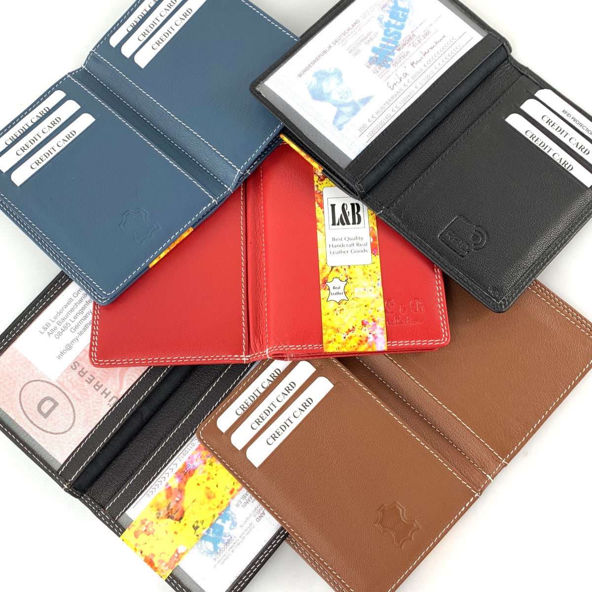 Softleder Karten- / Ausweishülle (2397)