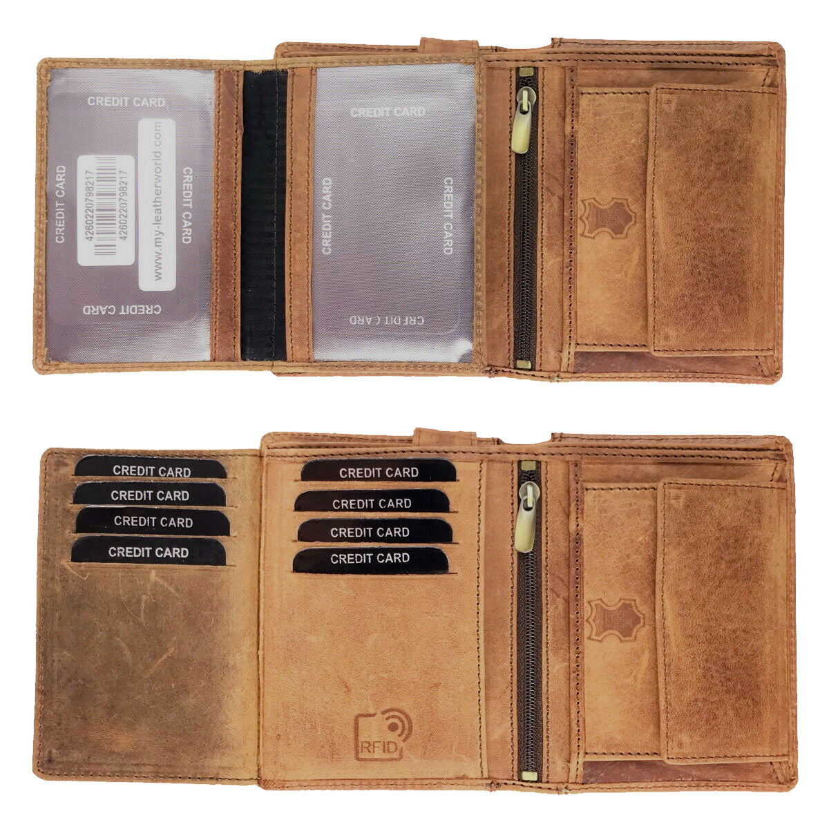 Hunterleder Herren Geldbörse (2395)